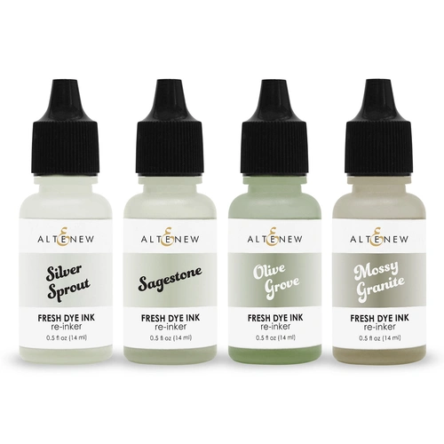 Altenew Fresh Dye Ink Reinker Bundle - Sage Garden 