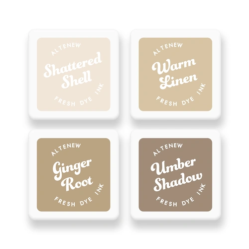 Altenew Fresh Dye Ink Mini Cube Set - Earth Tones 
