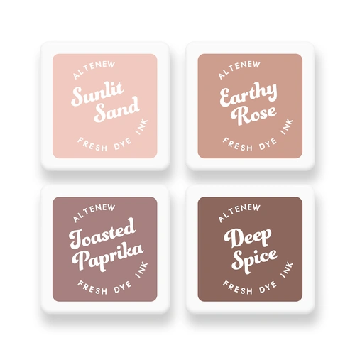 Altenew Fresh Dye Ink Mini Cube Set - Earthy Embrace