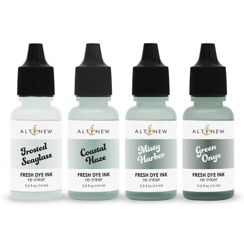 Altenew Fresh Dye Ink Reinker Bundle - Coastal Mist