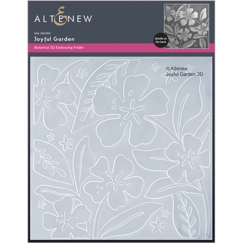 Altenew Joyful Garden 3D Embossing Folder