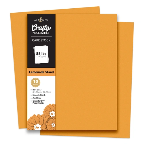 Altenew Crafty Necessities Cardstock - Lemonade Stand (10 sheets/set)
