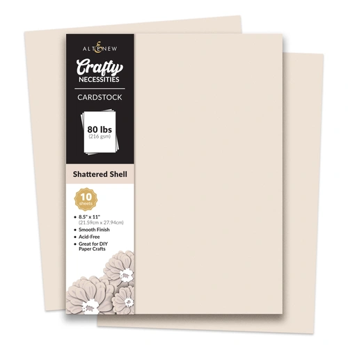 Altenew Crafty Necessities Cardstock - Shattered Shell (10 sheets/set)
