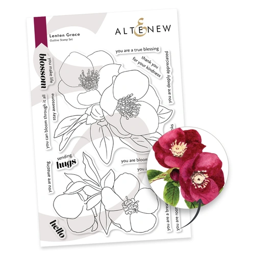 Altenew Lenten Grace Stamp Set