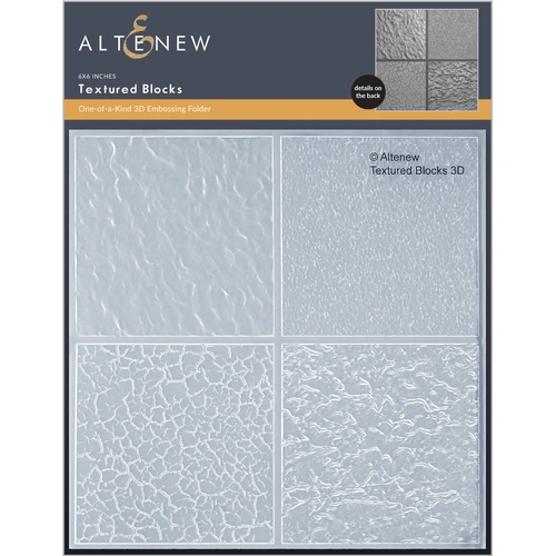 Altenew Textured Blocks 3D Embossing Folder