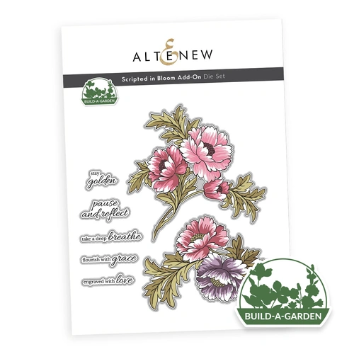 Altenew Build-A-Garden: Scripted in Bloom Add-On Die Set