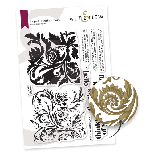 Altenew Regal Flourishes Block Stamp Set