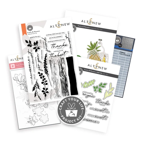 Altenew Craft Your Life Project Kit: Fruits & Flowers & Add-On Die Bundle