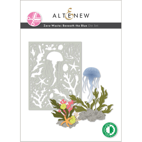 Altenew Creative Cuts: Zero-Waste Beneath the Blue Die Set