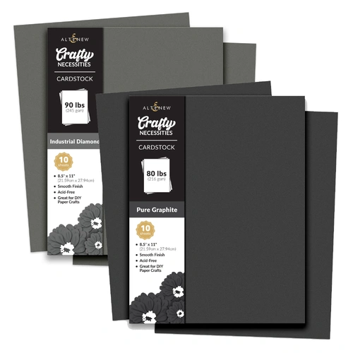 Altenew Crafty Necessities Cardstock Bundle - Rock Collection 