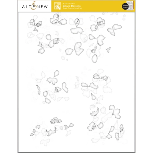 Altenew Sakura Blossoms Coloring Stencil Set (6 in 1)