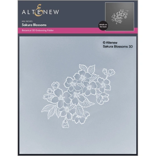 Altenew Sakura Blossoms 3D Embossing Folder