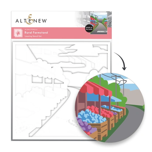Altenew Rural Farmstand Layering Stencil Set (6 in 1)