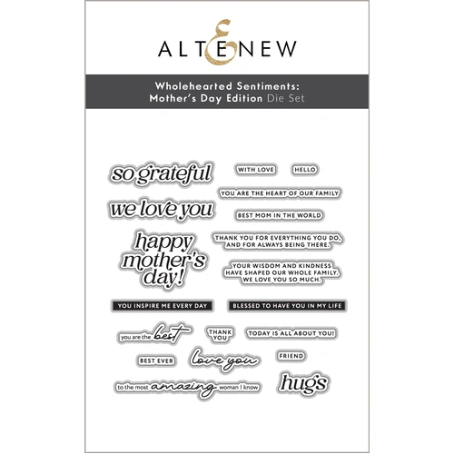 Altenew Wholehearted Sentiments: Mother's Day Edition Die Set