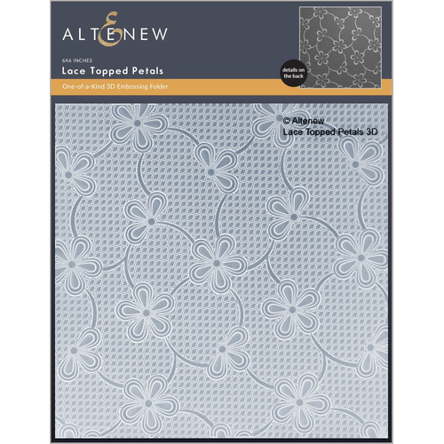 Altenew Lace Topped Petals 3D Embossing Folder