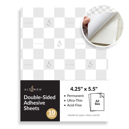 Altenew Double-sided Adhesive Sheets - 4.25" x 5.5" (10 sheets/set)