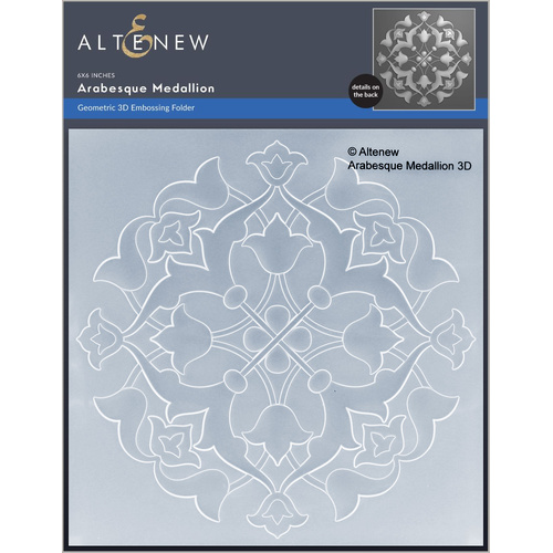 Altenew Arabesque Medallion 3D Embossing Folder