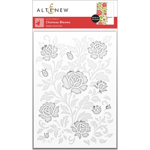 Altenew Chateau Blooms Stencil Set (2 in 1)