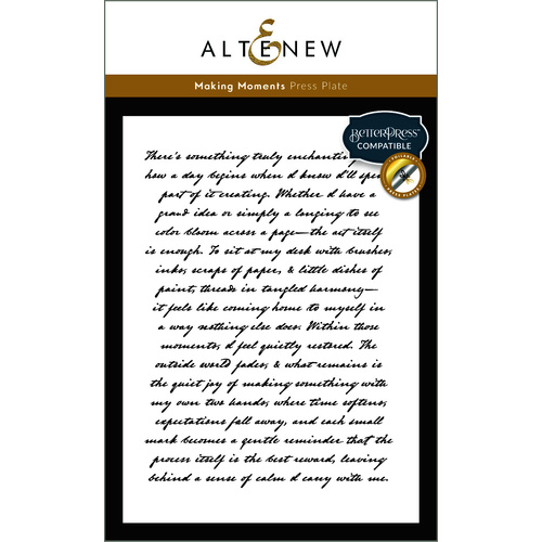 Altenew Making Moments Press Plate