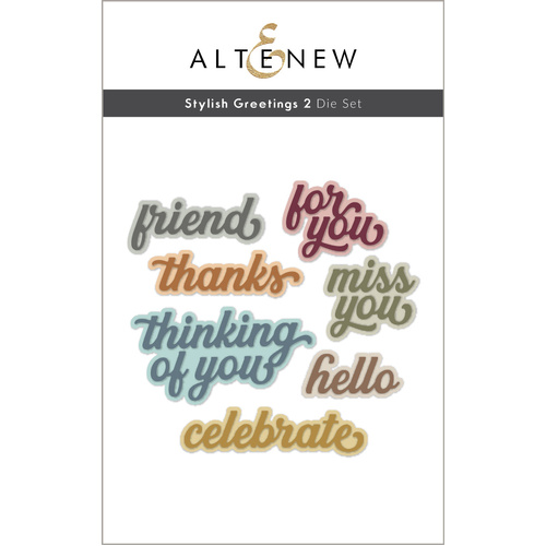 Altenew Stylish Greetings 2 Die Set