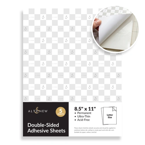 Altenew Double-sided Adhesive Sheets - 8.5" x 11" (5 sheets/set)