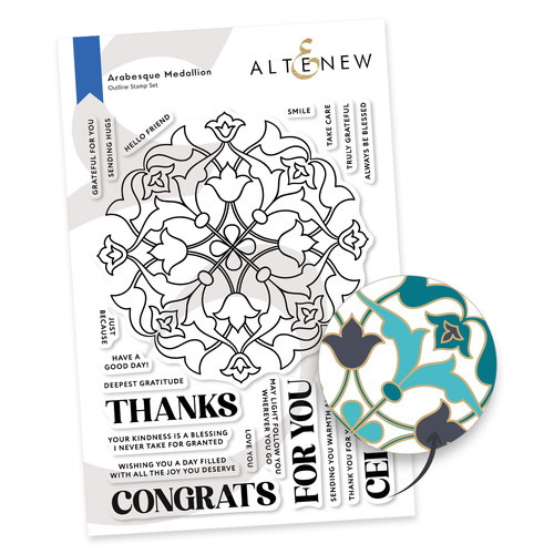 Altenew Arabesque Medallion Stamp Set