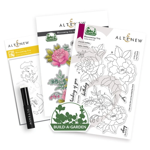 Altenew Build-A-Garden: Blossoming Trio & Add-on Die Bundle
