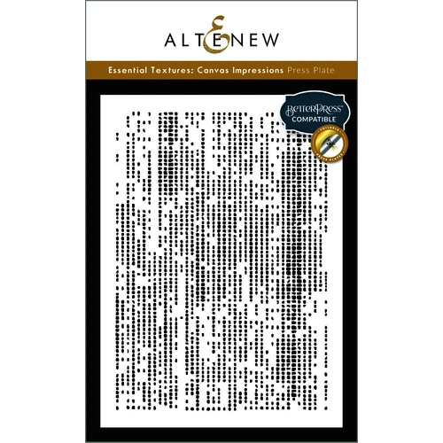 Altenew Essential Textures: Canvas Impressions Press Plate