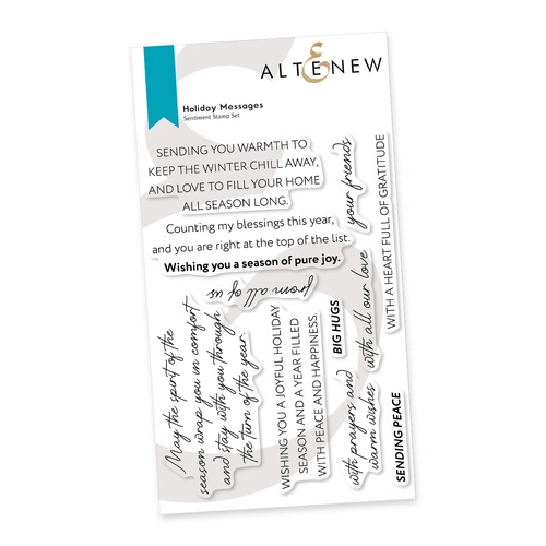 Altenew Holiday Messages Stamp Set