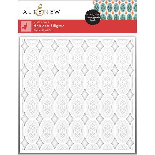 Altenew Heirloom Filigree Stencil Set (4 in 1)