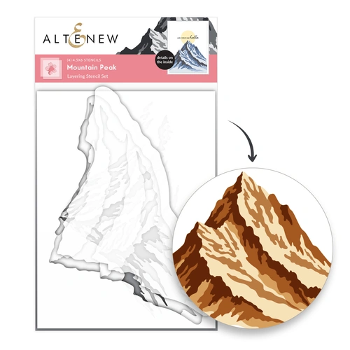 Altenew Mountain Peak Layering Stencil Set (4 in 1)