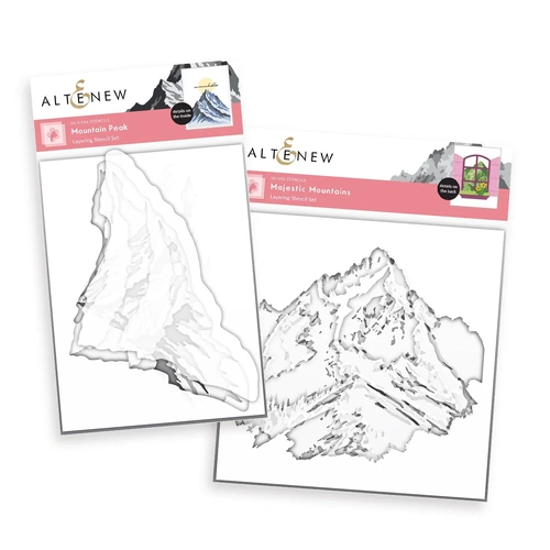 Altenew The Mountain Range Stencil Bundle
