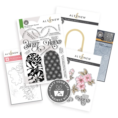 Altenew Craft Your Life Project Kit: The Afternoon Spread & Add-on Die Bundle