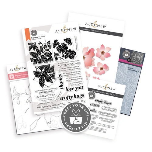Altenew Craft Your Life Project Kit: Expressive Flora & Add-on Die Bundle