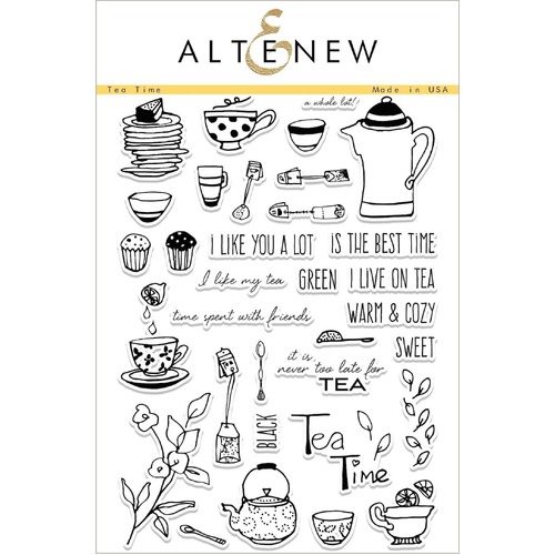 Altenew Tea Time Stamp Set