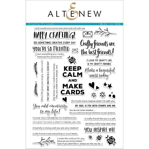 Altenew Crafty Friends Stamp Set