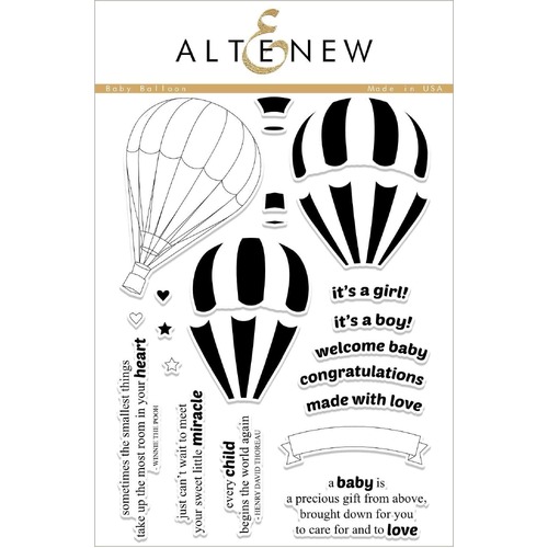 Altenew Baby Baloon Stamp Set