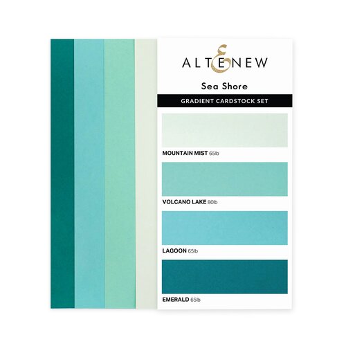 Altenew Sea Shore Gradient Cardstock Set