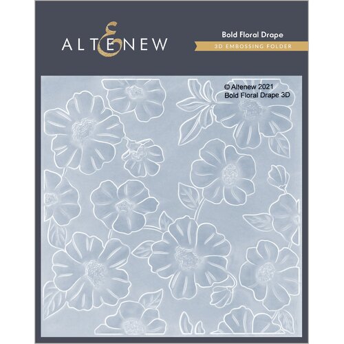 Altenew Bold Floral Drape 3D Embossing Folder