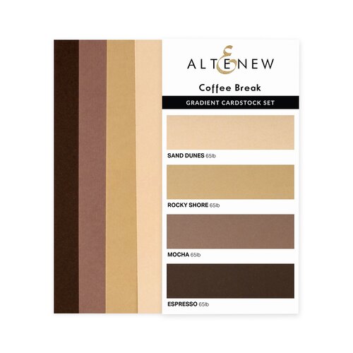 Altenew Gradient Cardstock - Coffee Break 