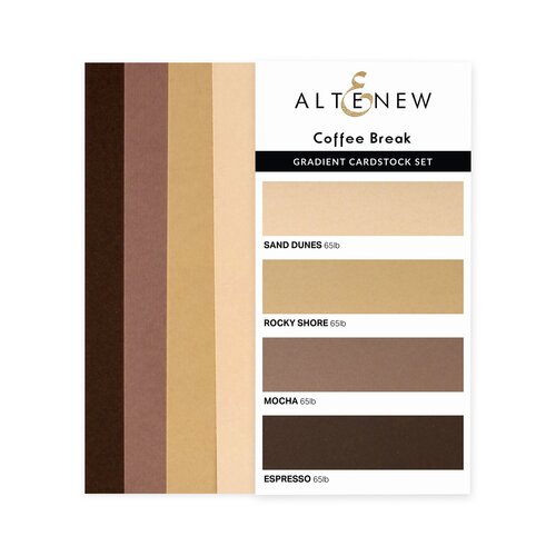 Altenew Coffee Break Gradient Cardstock Set