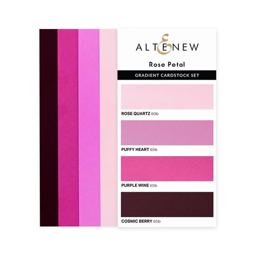 Altenew Rose Petal Gradient Cardstock Set