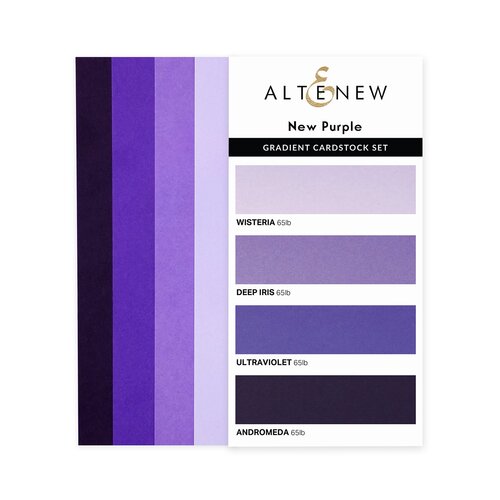 Altenew New Purple Gradient Cardstock Set