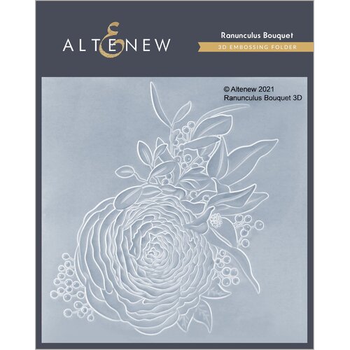 Altenew Ranunculus Bouquet 3D Embossing Folder