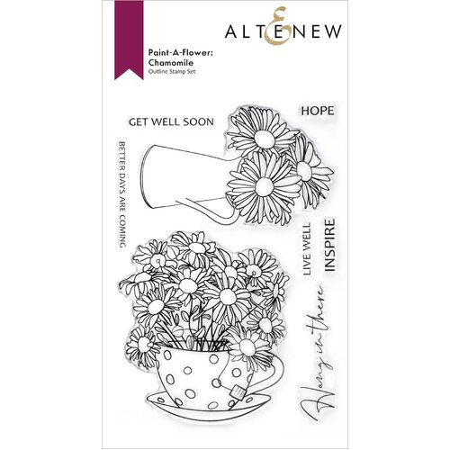 Altenew Paint-A-Flower Chamomile Outline Stamp Set