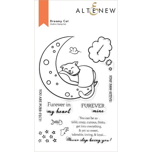Altenew Dreamy Cat Stamp Set