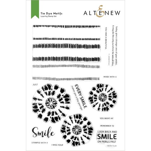 Altenew Tie Dye Motif's Stamp Set