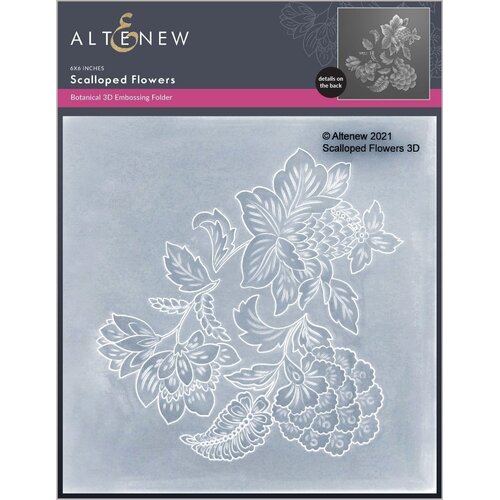 Altenew Scalloped Flowers 3D Embossing Folder