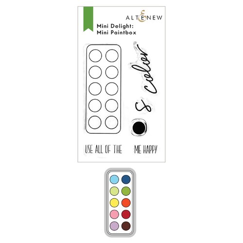 Altenew Mini Delight : Mini Paintbox Stamp & Die Set