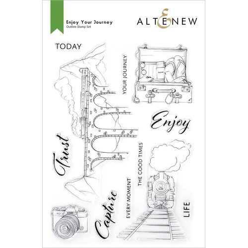 Altenew Enjoy Your Journey Stamp Set